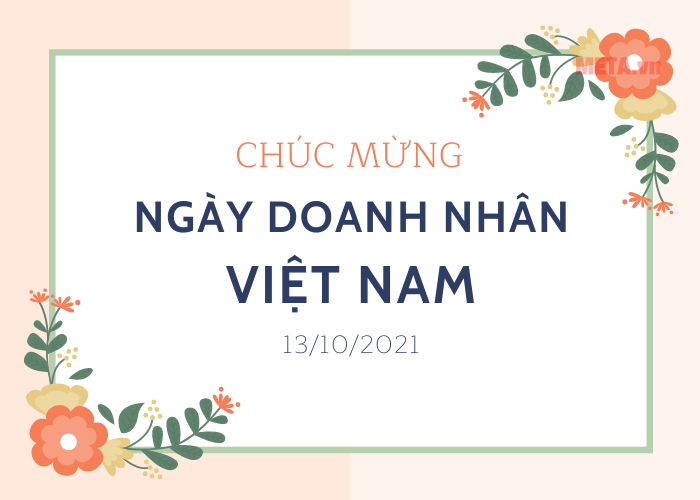 Thiệp chúc mừng ngày Doanh nhân Việt Nam đẹp