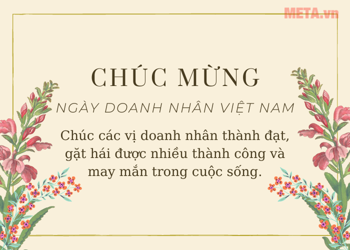 Thiệp mừng ngày Doanh nhân Việt Nam