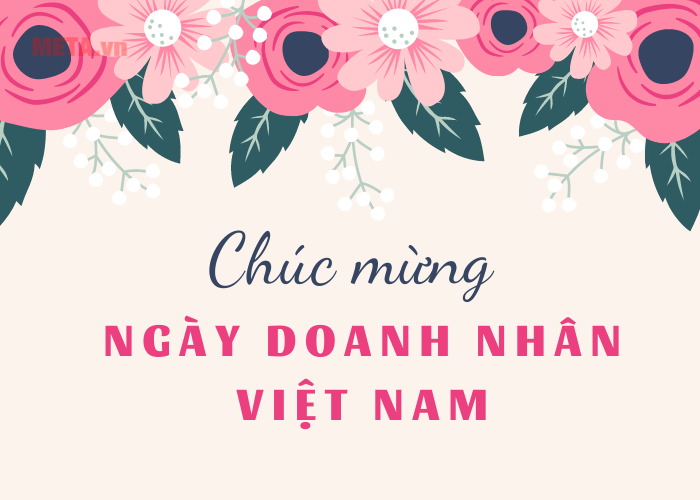 Mẫu thiệp mừng ngày Doanh nhân Việt Nam đẹp