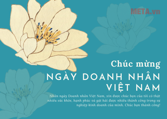 Mẫu thiệp mừng ngày Doanh nhân Việt Nam