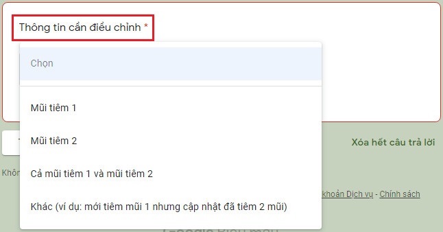 Cách điều chỉnh thông tin tiêm vaccine Covid-19 trên Sổ sức khỏe điện tử