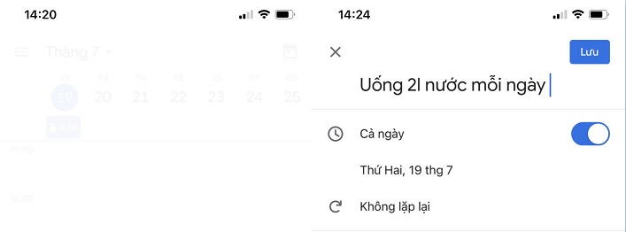 Cách sử dụng Google Calendar trên điện thoại