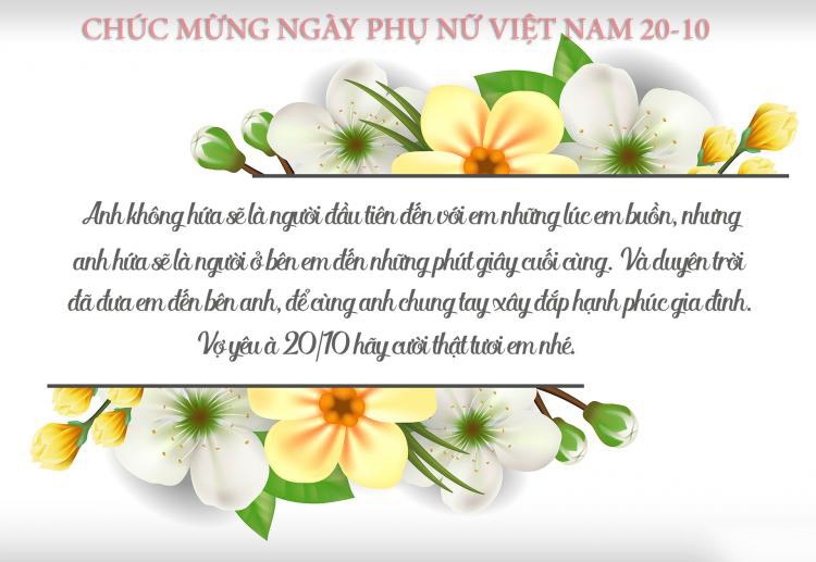 Thiệp chúc mừng 20/10 cho vợ yêu 7