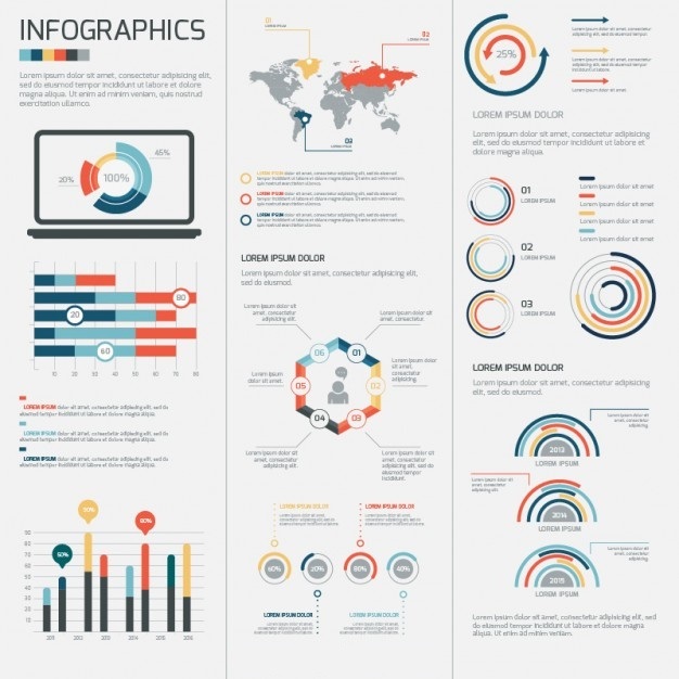 Các mẫu infographic template đẹp