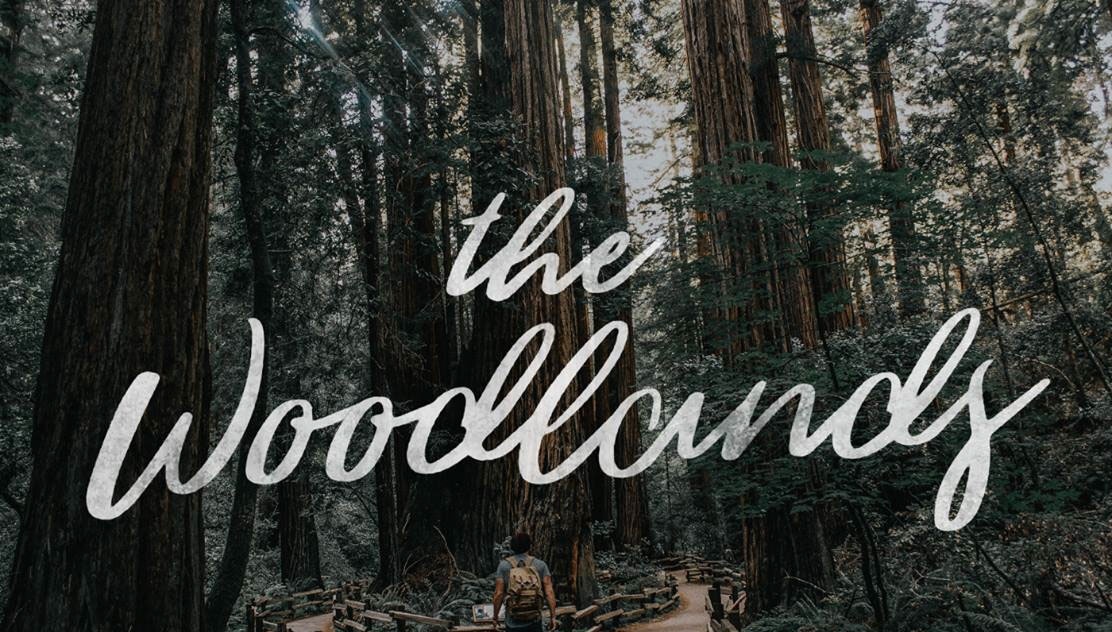 Woodlands font