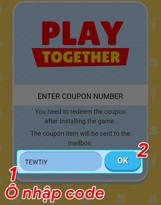 Link nhập code Play Together iOS