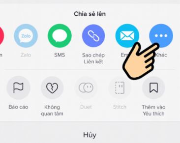 Cách lưu video trên TikTok khi không có nút lưu trên iPhone