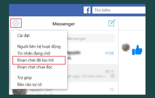 Cách khôi phục tin nhắn đã xóa trên Messenger bằng Messenger.com