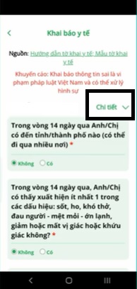 Cách sửa thông tin trên PC-Covid