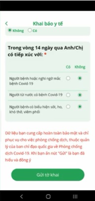 Cách sửa thông tin trên PC-Covid