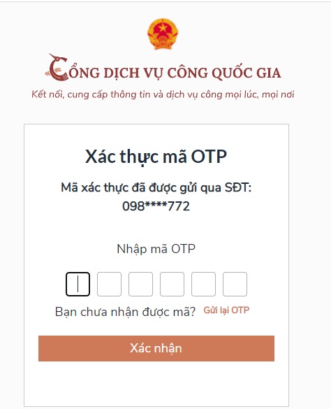 Cách đăng ký Cổng Dịch vụ công Quốc gia