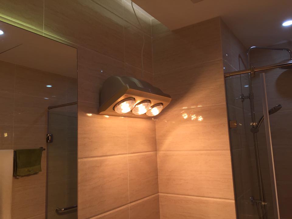 Cách sử dụng đèn sưởi nhà tắm đúng cách