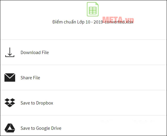 Cách chuyển file PDF sang Excel