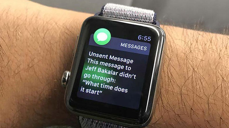 Lỗi Apple Watch hiển thị thiếu thông báo