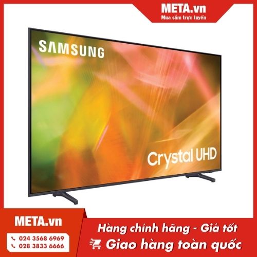 Smart tivi Samsung 4K 55 inch UA55AU8000KXXV (Mới 2021)