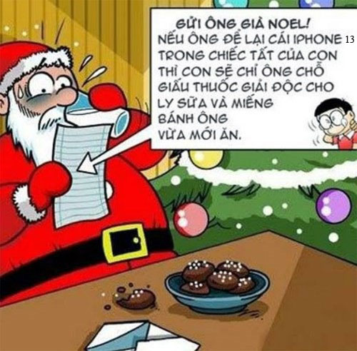 Những hình ảnh chế Noel bá đạo