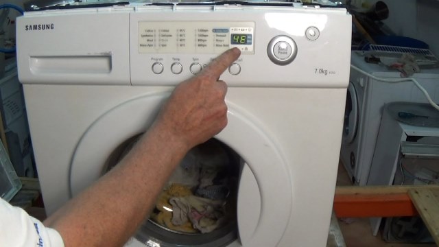Lỗi 4E máy giặt Samsung là lỗi gì? Biểu hiện lỗi 4E