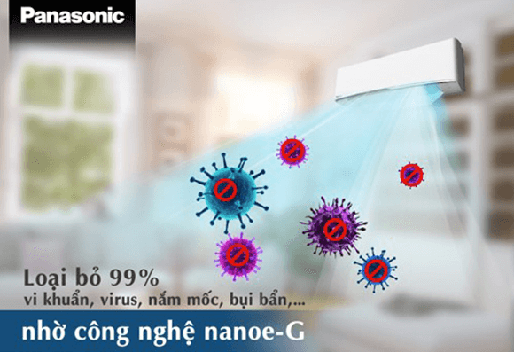 Ứng dụng công nghệ Nanoe-G của Panasonic trên sản phẩm