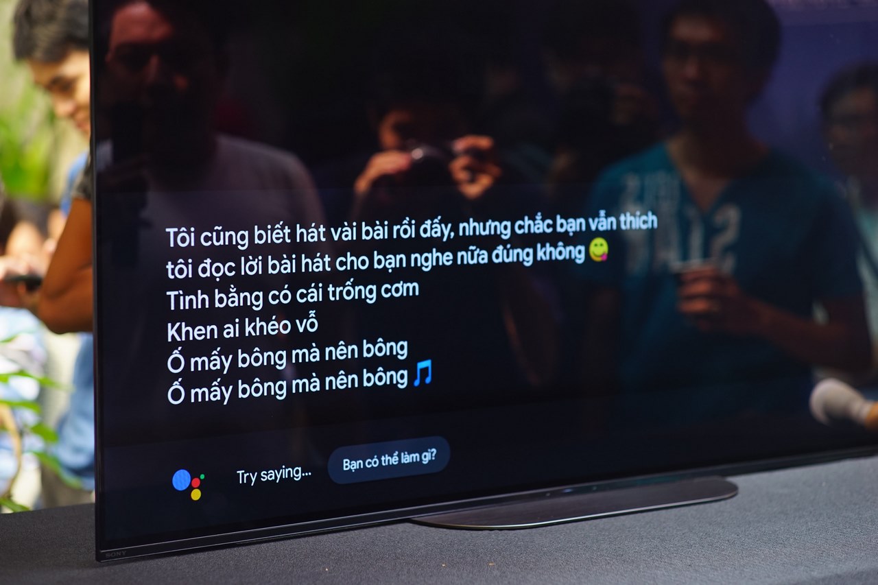 Tivi Sony hỗ trợ điều khiển giọng nói bằng Google Assistant