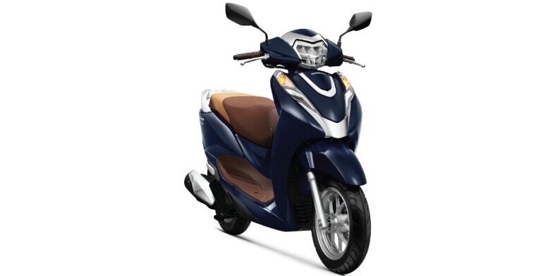 Honda Lead 2022 phiên bản cao cấp màu xanh lam