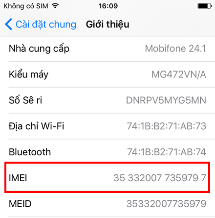 Cách tra cứu IMEI/ số seri để kiểm tra nguồn gốc iPhone