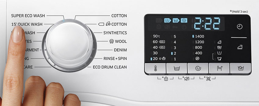 Chế độ giặt nhanh của máy giặt có sạch không?