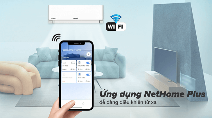 Kết nối thông minh qua Wi-Fi