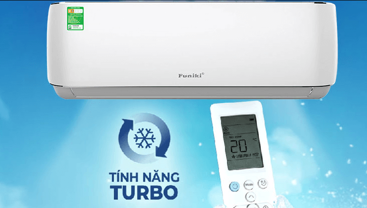 Máy lạnh Funiki được trang bị công nghệ làm lạnh nhanh Turbo