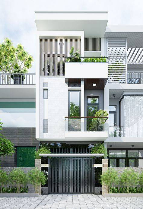 Mẫu nhà ống 3 tầng đẹp 5m, 12
