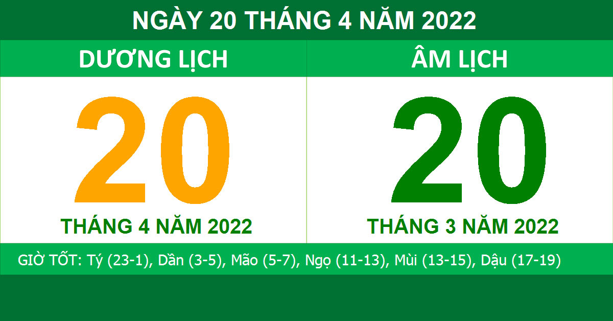 Tìm hiểu ngày 20/4 là ngày gì