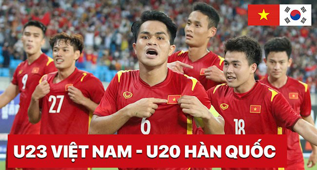 Xem lịch thi đấu bóng đá U23 Việt Nam vs U20 Hàn Quốc