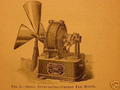 Quạt điện Crocker-Wheeler, 1892