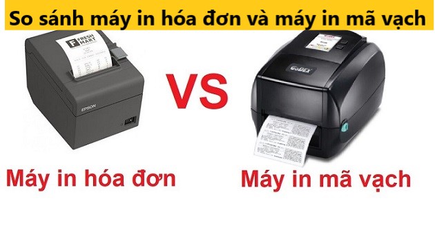 So sánh máy in hóa đơn và máy in mã vạch