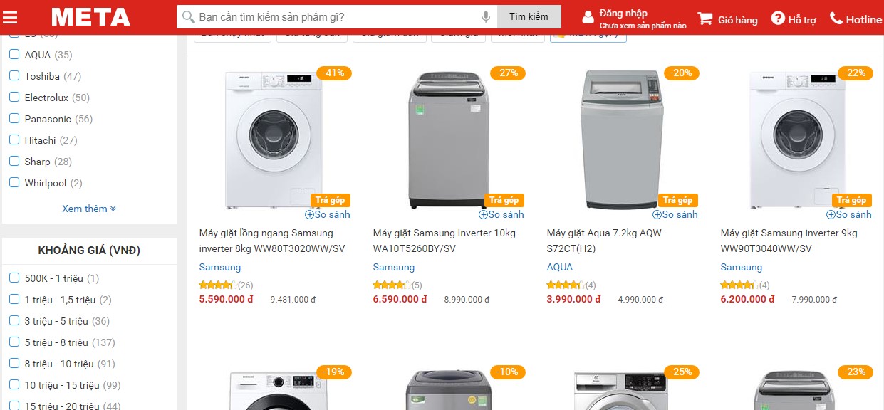 Có nên mua máy giặt online? Những lưu ý cần nhớ khi mua máy giặt online