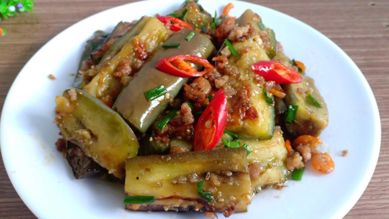 2 Cách làm cà tím xào thịt bằm thơm ngon, đưa cơm