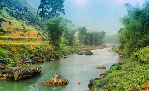 Hình ảnh dòng sông quê hương