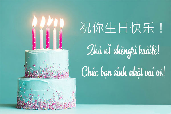 Những lời chúc sinh nhật hay nhất của người Trung Quốc