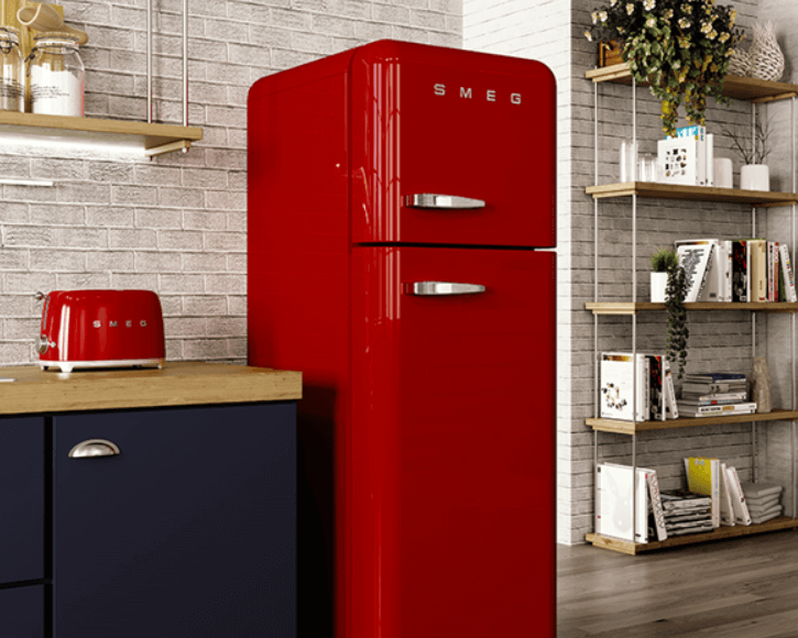 Tủ lạnh Smeg được thiết kế theo phong cách cổ điển