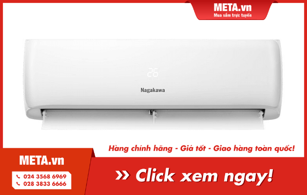 Điều hòa Nagakawa 1 chiều 9000BTU / H Inverter NIS-C09R2H08