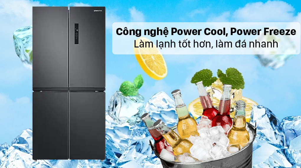 Chế độ Power Cool và Power Freeze trên tủ lạnh Samsung