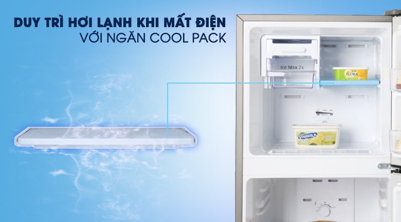 Công nghệ tấm giữ nhiệt Mr.Coolpacks trên tủ lạnh Samsung giúp duy trì nhiệt độ khi mất điện