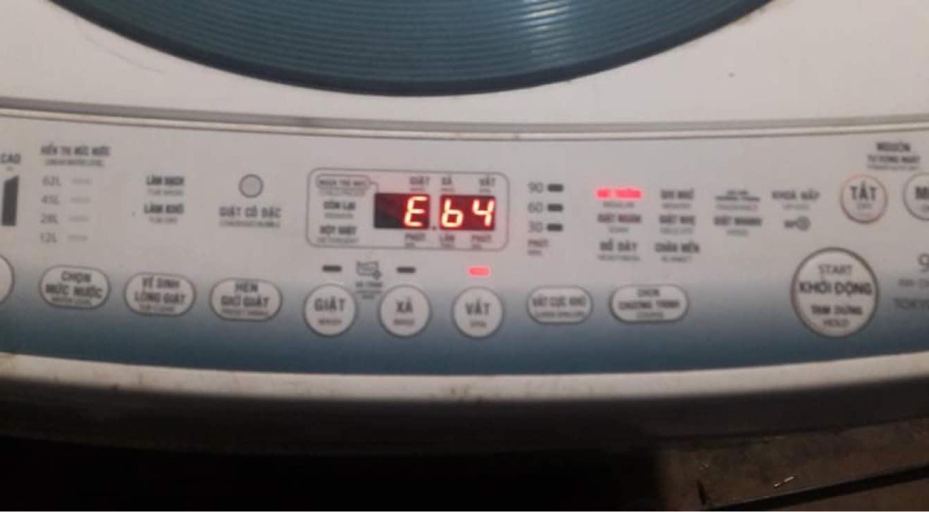 Lỗi EB4 máy giặt Toshiba là gì?