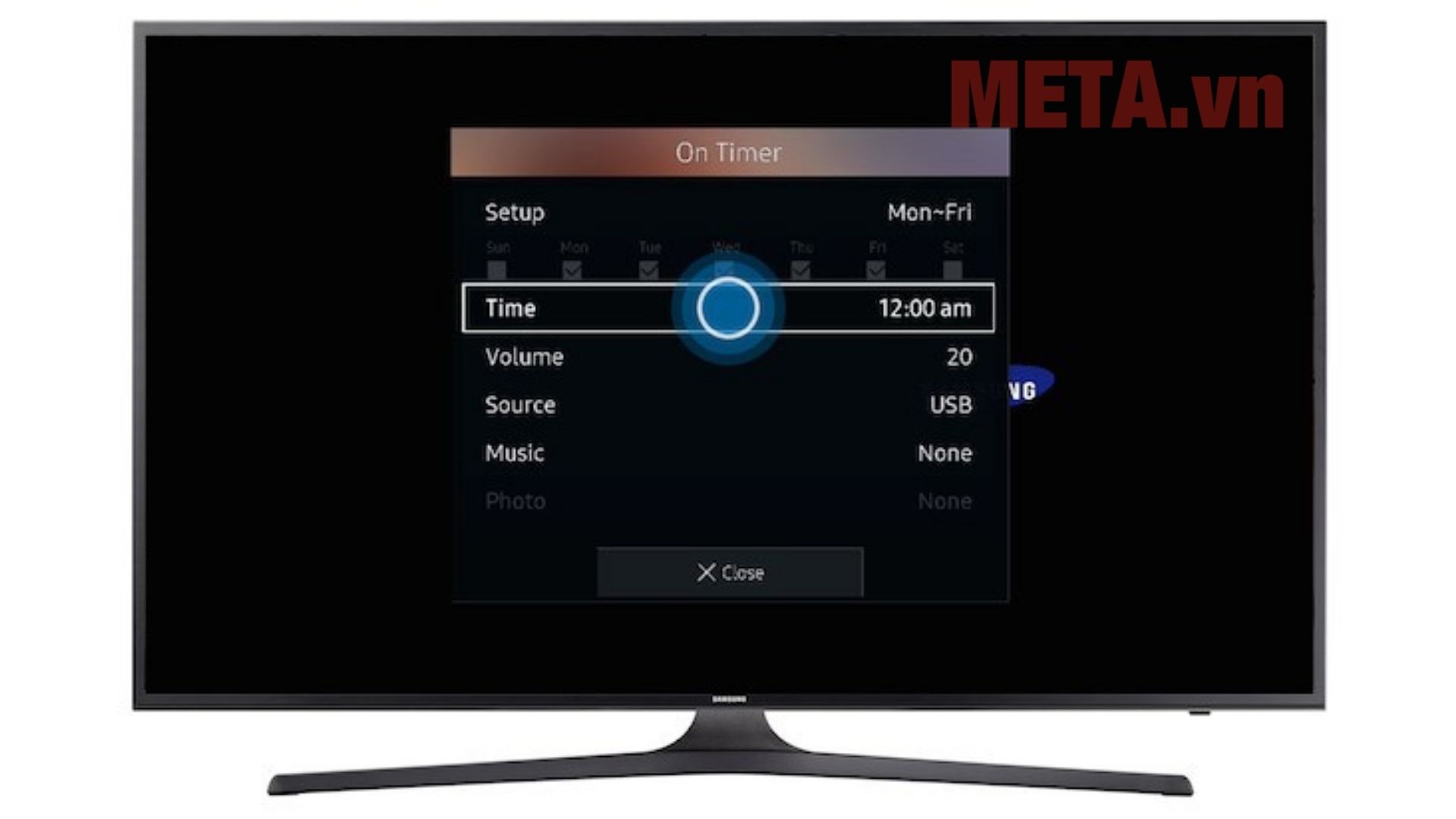 Hướng dẫn bật TV Samsung