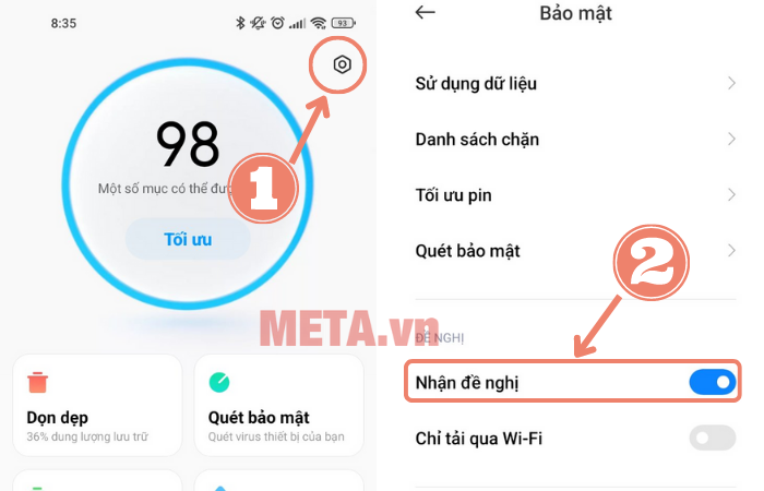 Cách xóa quảng cáo trên điện thoại Xiaomi