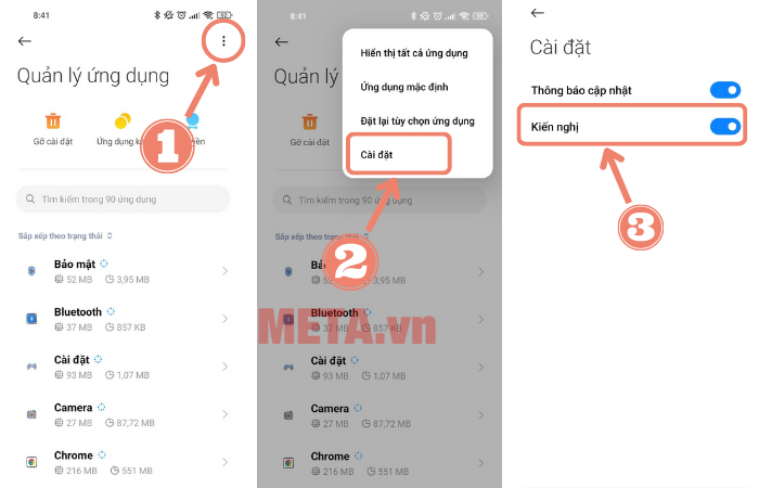 Tắt ứng dụng đề cử trên Xiaomi