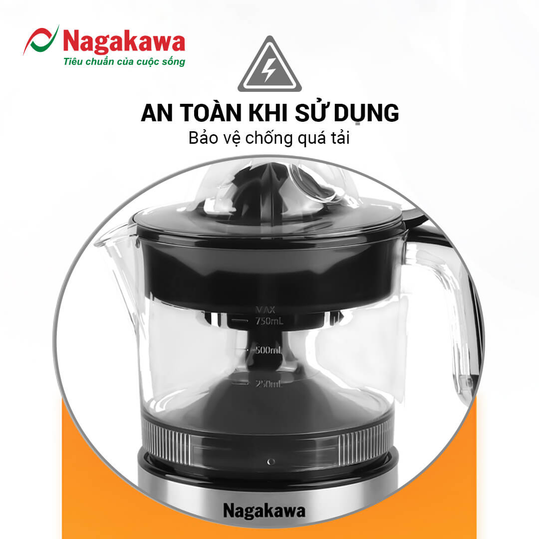 Máy vắt cam điện Nagakawa NAG0814