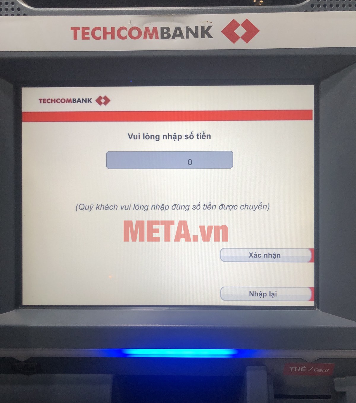 Rút tiền không cần thẻ Techcombank