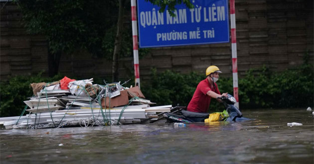 Các điểm ngập lụt ở Hà Nội