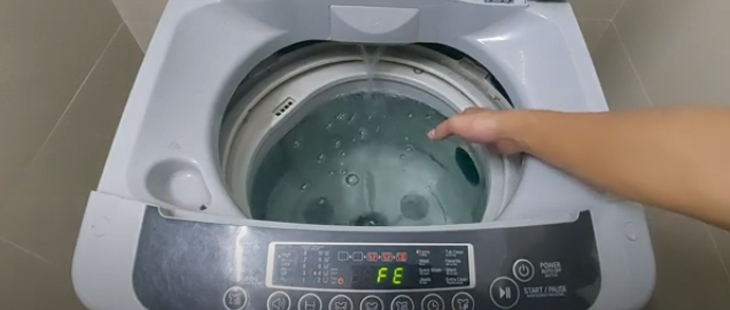 Lỗi FE máy giặt LG: Nguyên nhân và cách sửa