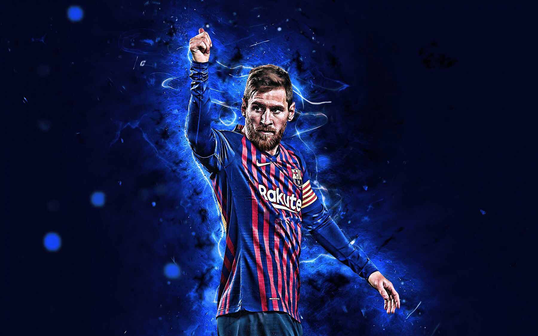 Bức ảnh Messi ăn mừng 3